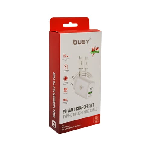 Busy Mbushes Per Prize Type-C to Iphone  20W thumbnail 1