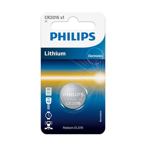 Philips Bateria CR2016 mini litium thumbnail 1