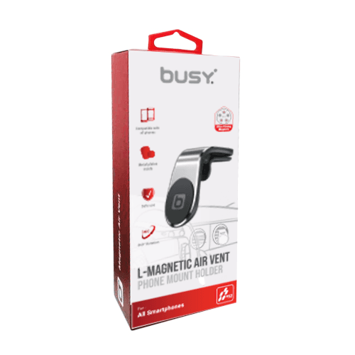 Busy Mbajtes magnetik per telefon-Silver thumbnail 2