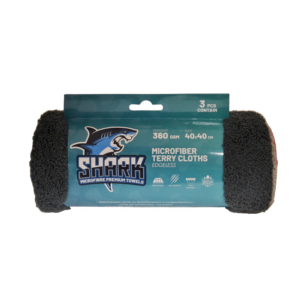 Shark Lecka Mikrofiber set 3pcs ultrasonik 4217