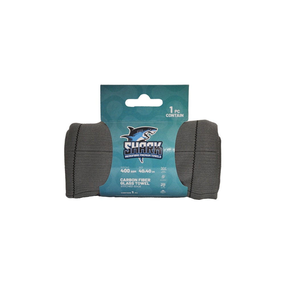 Shark Mikrofiber me fibra karboni për xhama 40x40 4351
