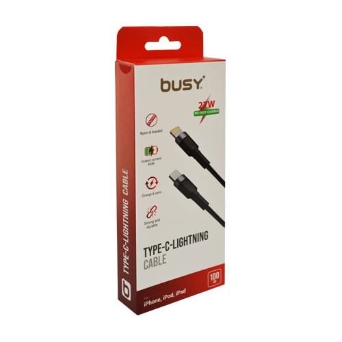 Busy Kabllo per iphone me Type C 1 m 27W Zez