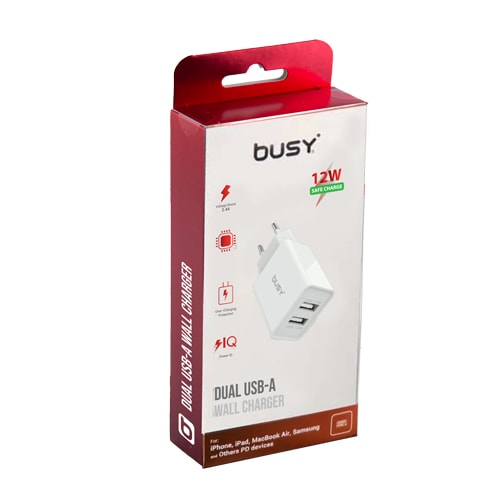 Busy Mbushes Dual USB-A 12W