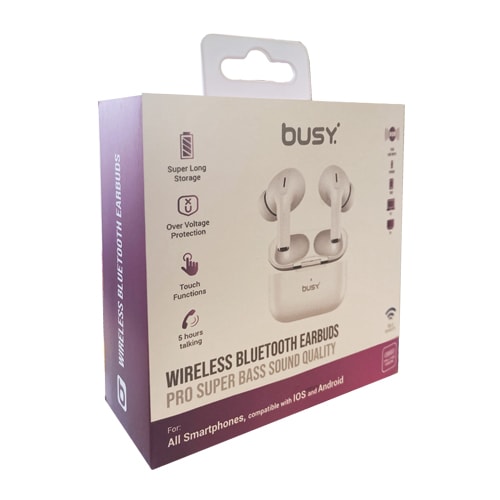 Busy Degjuse me Bluetooth Fi5 Pro Bardh