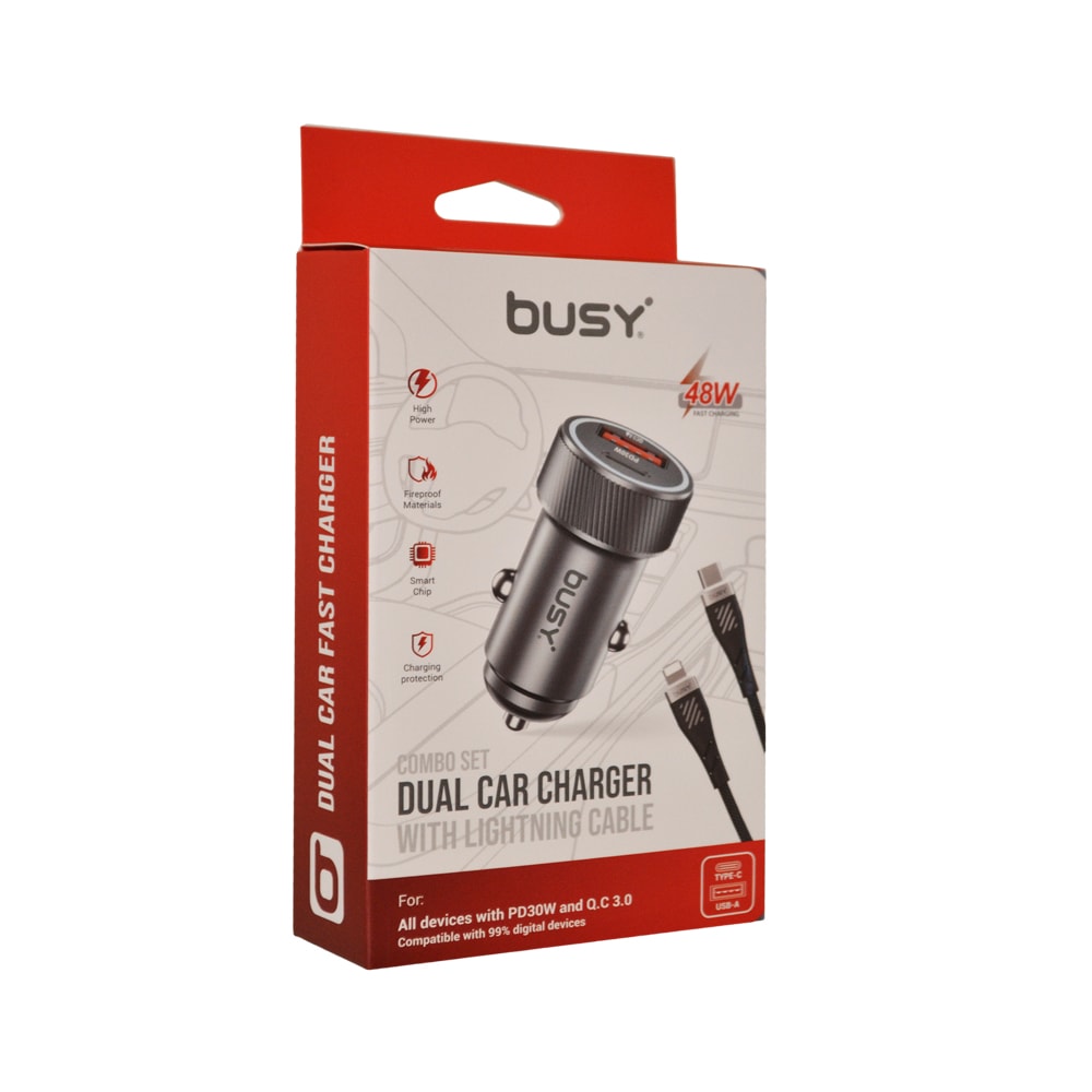 Busy Mbushes per veture me kabllo Type-C to iphone