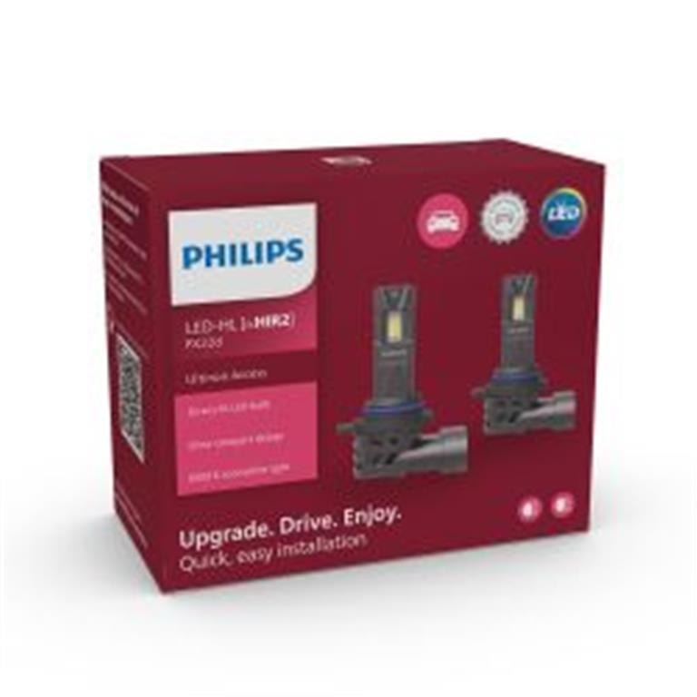 Philips Ultinon LED HIR2 12V 20W 6000 K +80% SET 