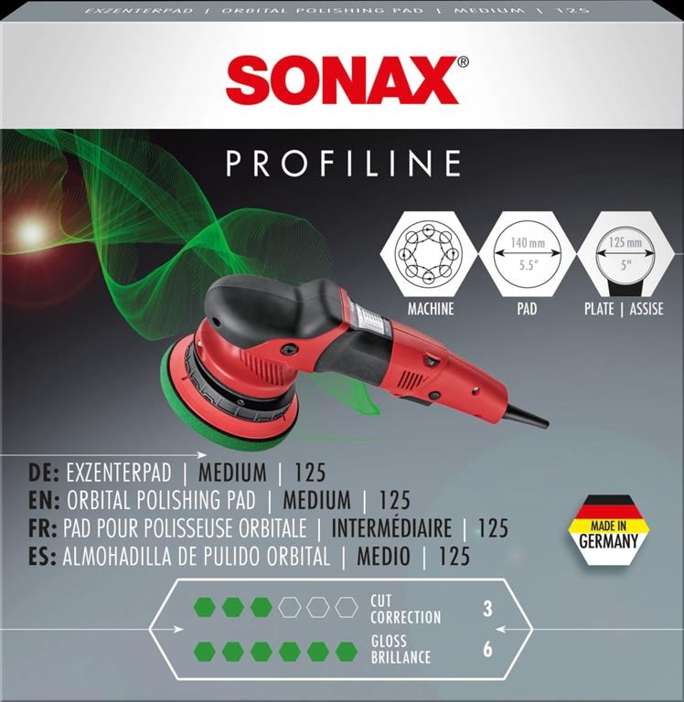 Sonax Profiline Sfungjer per polirim i gjelbert 125 DA