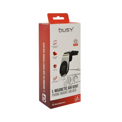 Busy Mbajtes magnetik per telefon-Silver