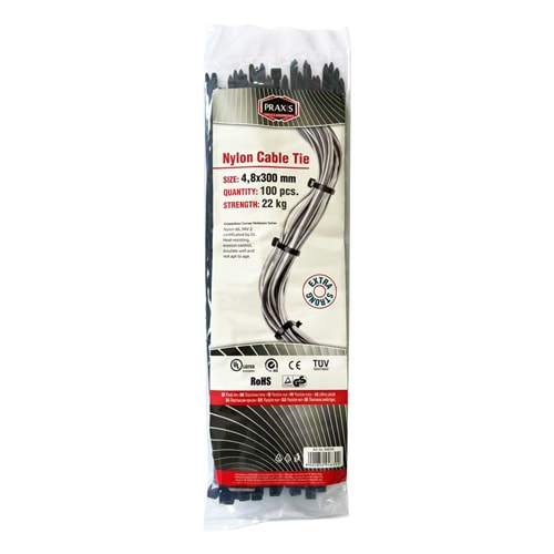 Lidhëse Plastike 4.8x300 36 948300 100/set