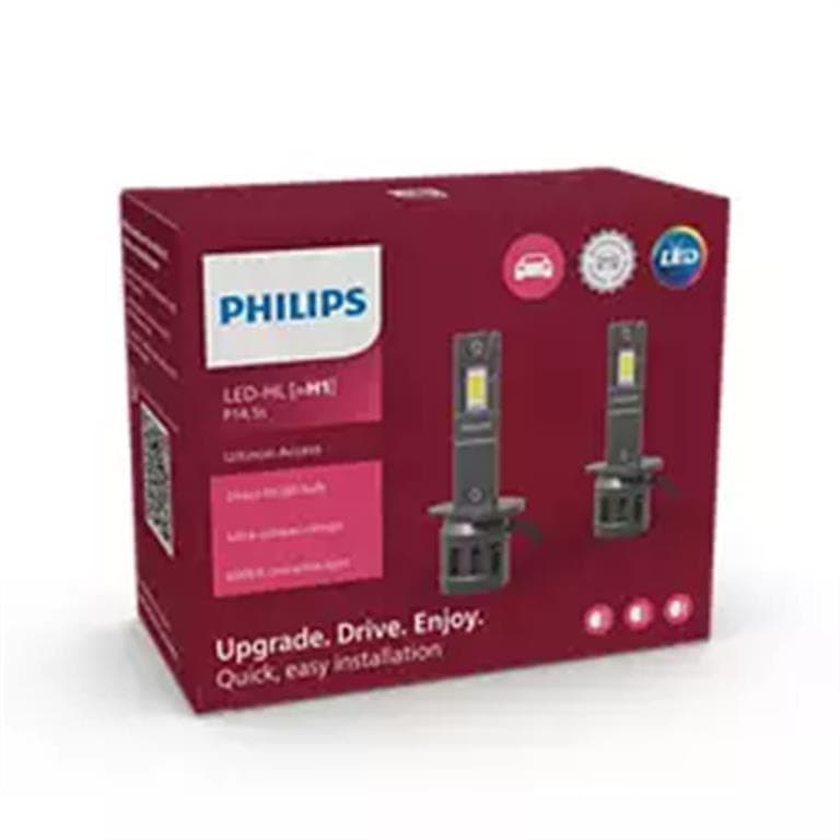 Philips Ultinon LED H1 12V 13W 6000 K +80% SET image 1